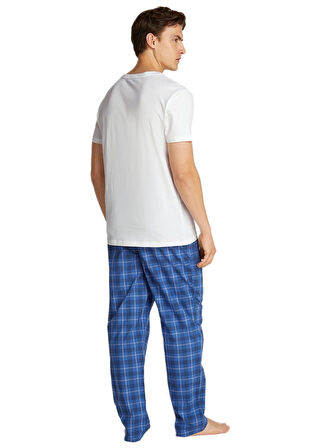Tommy Hilfiger Erkek Beyaz T-Shirt UM0UM03418 