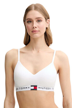 Tommy Hilfiger Kadın Beyaz Bralet UW0UW05715 