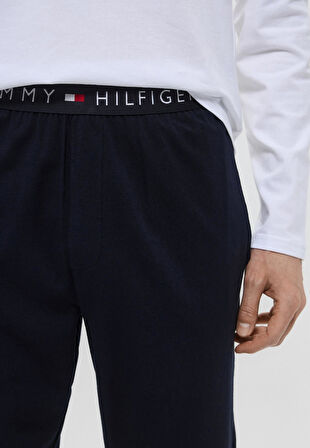 Tommy Hilfiger Erkek Beyaz Pijama Takım UM0UM03168