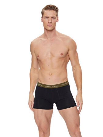 Tommy Hilfiger Erkek 3'lü Siyah Boxer UM0UM02763 