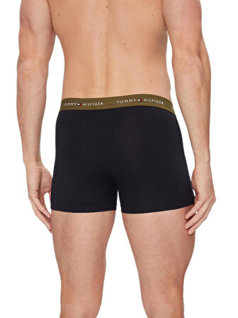 Tommy Hilfiger Erkek 3'lü Siyah Boxer UM0UM02763 