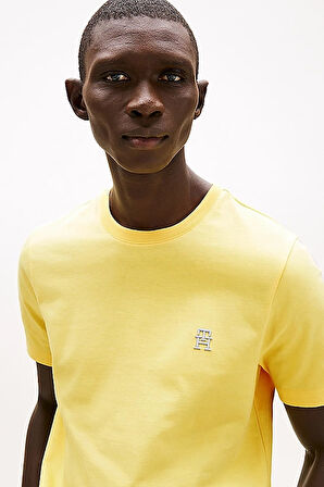 Erkek Th Monogram T-Shirt - Sarı | S