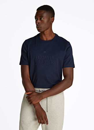 Tommy Hilfiger Mavi Erkek T-Shirt MW0MW38620DW5