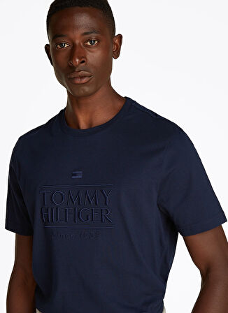 Tommy Hilfiger Mavi Erkek T-Shirt MW0MW38620DW5