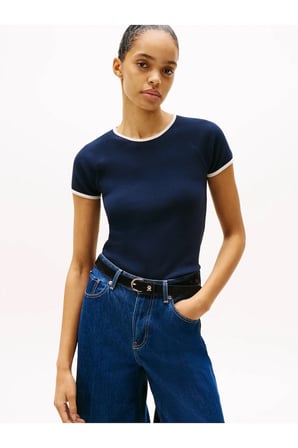 CONTRAST RINGER TEE, C1G