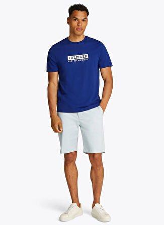 Tommy Hilfiger Mavi Erkek T-Shirt MW0MW39149D03