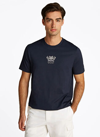 Tommy Hilfiger Mavi Erkek T-Shirt MW0MW38613DW5