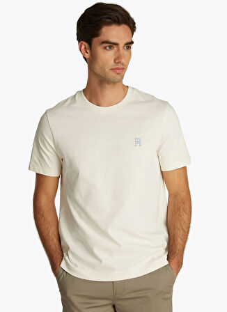 Tommy Hilfiger Sarı Erkek T-Shirt MW0MW39256Z00