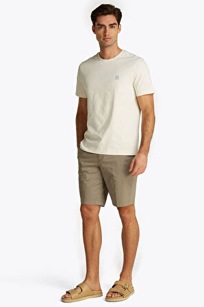 Erkek Th Monogram T-Shirt - Ekru | XXL