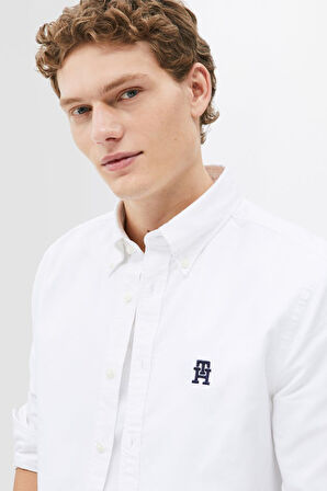 Erkek Th Heritage Oxford Gömlek - Beyaz | XL