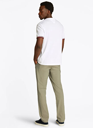 Tommy Hilfiger Beyaz Erkek T-Shirt MW0MW38630YBR