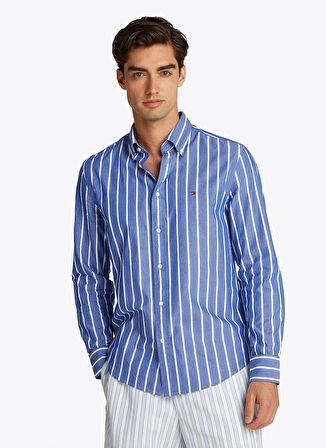 Tommy Hilfiger Mavi Erkek Gömlek MW0MW385600A4
