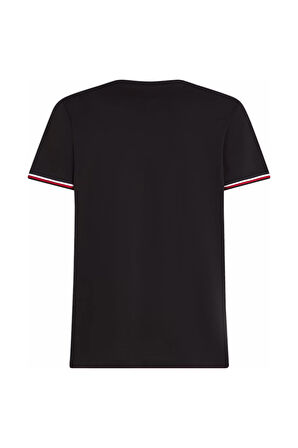 Erkek Th Global Stripe T-Shirt - Siyah | XXL