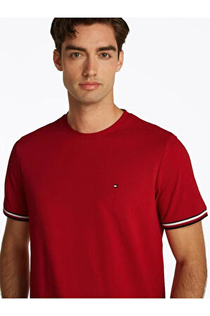 Tommy Hilfiger Erkek Global T-Shirt MW0MW38630