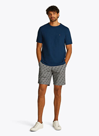 Tommy Hilfiger Mavi Erkek T-Shirt MW0MW38637DAF