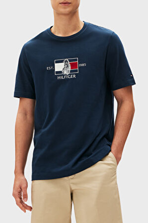 Tommy Hilfiger Erkek T Shirt MW0MW38628 DAF