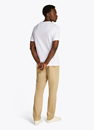 Tommy Hilfiger Beyaz Erkek T-Shirt MW0MW38637YBR