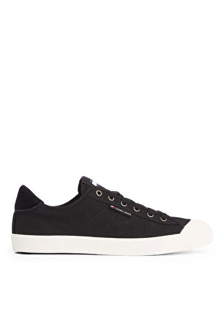 Tommy Hilfiger Siyah Erkek Sneaker TJM VULCANIZED BUMPER CANVAS