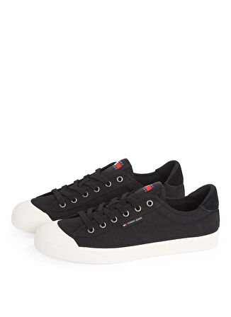 Tommy Hilfiger Siyah Erkek Sneaker TJM VULCANIZED BUMPER CANVAS