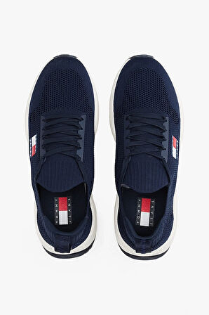 Erkek Tjm Runner Knit Örgü Sneaker - Lacivert | 45