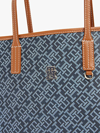 Tommy Hilfiger Kadın  Lacivert  TH Monoplay Tote Çanta