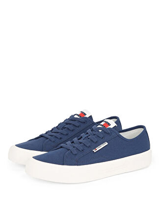 Tommy Hilfiger Lacivert Erkek Sneaker TJM LACE UP CANVAS COLOR