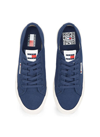 Tommy Hilfiger Lacivert Erkek Sneaker TJM LACE UP CANVAS COLOR