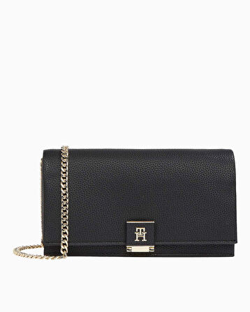 Tommy Hilfiger Heritage Flap Chain Çapraz Askılı Çanta