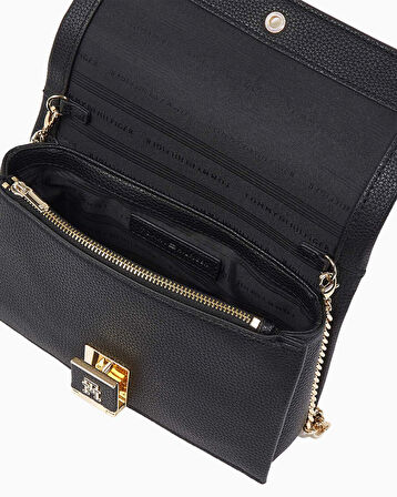 Tommy Hilfiger Heritage Flap Chain Çapraz Askılı Çanta