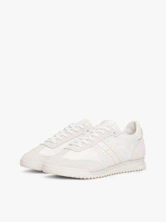 Tommy Hilfiger Kadın Retro Deri  Sneaker