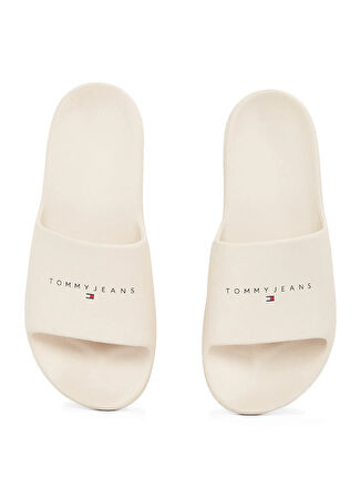 Tommy Hilfiger Bej Erkek Plaj Terliği TJM BASIC SANDAL