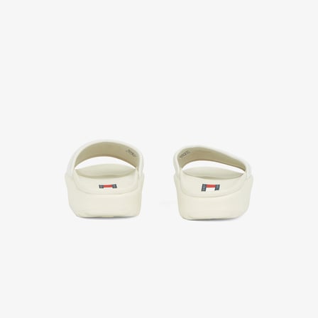 Tommy Hilfiger Comfy Pool Kadın Bej Terlik