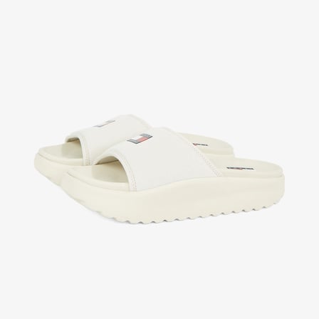 Tommy Hilfiger Comfy Pool Kadın Bej Terlik