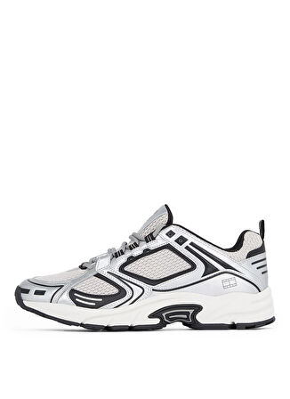 Tommy Hilfiger Beyaz - Siyah Erkek Sneaker ARCHIVE'97 METALLIC