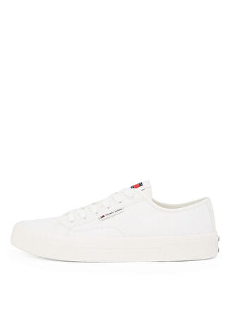 Tommy Hilfiger Beyaz Erkek Sneaker TJM LACE UP CANVAS COLOR