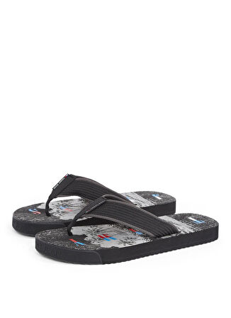 Siyah Erkek Plaj Terliği TJM ELEVATED BEACH SANDAL
