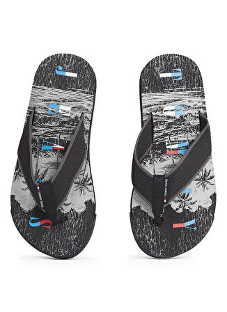 Siyah Erkek Plaj Terliği TJM ELEVATED BEACH SANDAL
