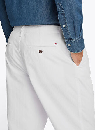 Tommy Hilfiger Beyaz Erkek Pantolon MW0MW38804YCF