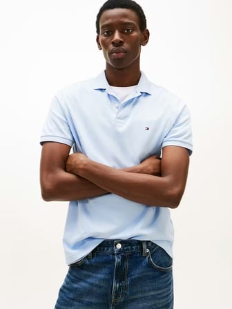 Tommy Hilfiger MW0MW39994C1O Liquid Cotton Reg Seasonal Erkek Polo Tişört