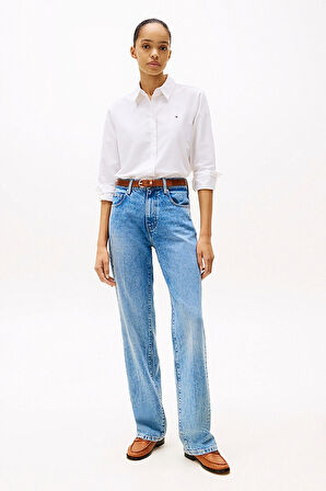 Kadın Rahat Kesim Oxford Gömlek - Beyaz | 34