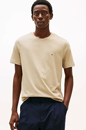 Erkek TH Ess Seasonal Regular Fit T-Shirt - Bej | XL