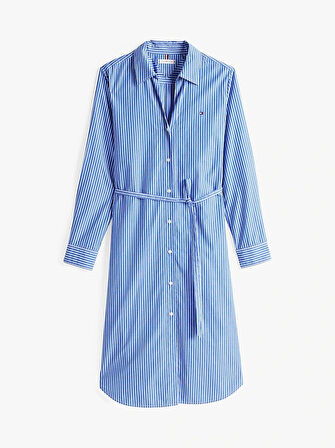 ESS POPLIN REGULAR SHIRT DRESS
