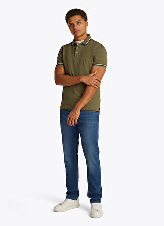 Tommy Hilfiger Koyu Haki Erkek Polo T-Shirt MW0MW39993RBN