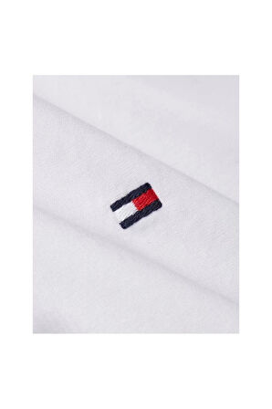 Tommy Hilfiger Erkek Flex Poplin  Normal Kesim Gömlek Beyaz