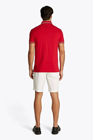Tommy Hilfiger Erkek Kırmızı Polo Yaka T-Shirt