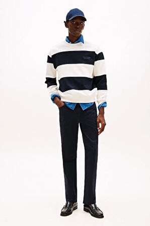 Erkek Th Denton Düz Paça Pantolon - Lacivert | 31/32