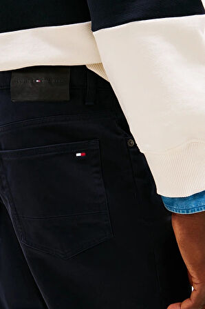 Erkek Th Denton Düz Paça Pantolon - Lacivert | 31/32