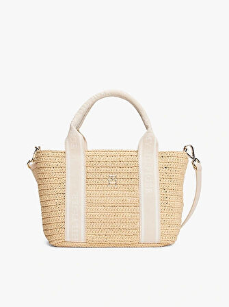 Tommy Hilfiger Kadın Spring Logo Mini Tote Çanta
