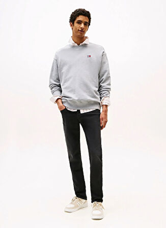 Tommy Jeans Normal Bel Siyah Erkek Denim Pantolon DM0DM218881BZ SCANTON SLIM AI3385