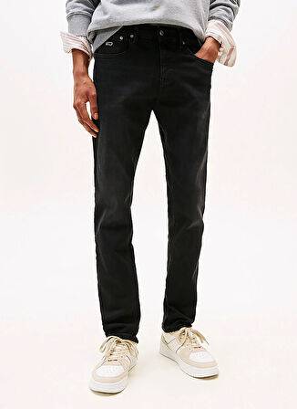 Tommy Jeans Normal Bel Siyah Erkek Denim Pantolon DM0DM218881BZ SCANTON SLIM AI3385